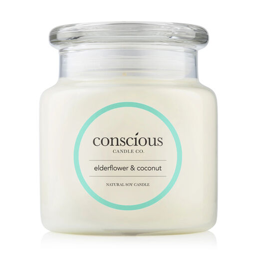 Conscious Candles Essentials Elderflower & Coconut 510g