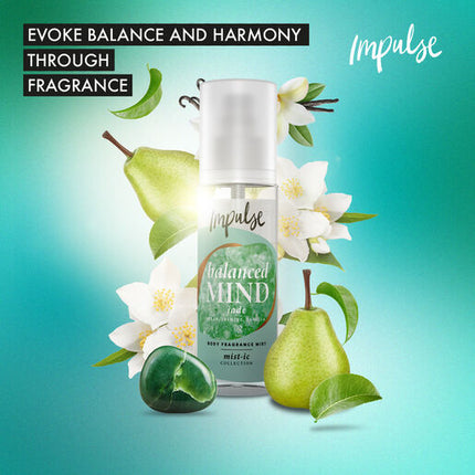 Impulse Body Fragrance Mist Balanced Mind 150ml