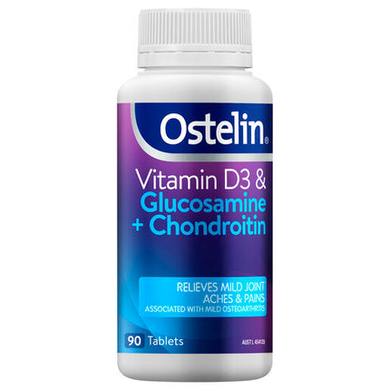 Ostelin Vitamin D3 + Glucosamine + Chondroitin 90 Tablets