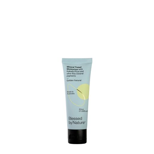 Blessed By Nature Mineral Tinted Moisturiser Golden Natural 50mL