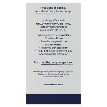 Nivea Men Anti-Age Hyaluron Moisturising Cream SPF15