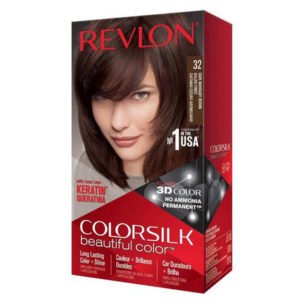 Revlon ColorSilk Beautiful Color 32 Dark Mahogany Brown