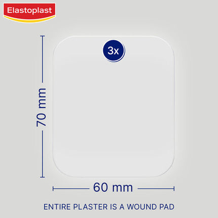 Elastoplast Second Skin Protection XL 3 Patches