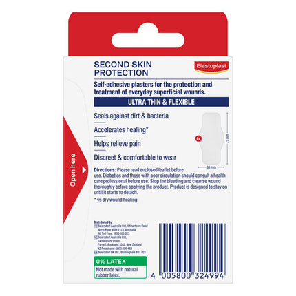 Elastoplast Second Skin Protection 6 Patches