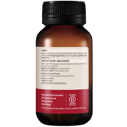 Wanderlust Berberine 333mg 120 Capsules