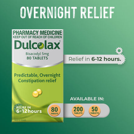 Dulcolax Tablets 5mg 80 Pack