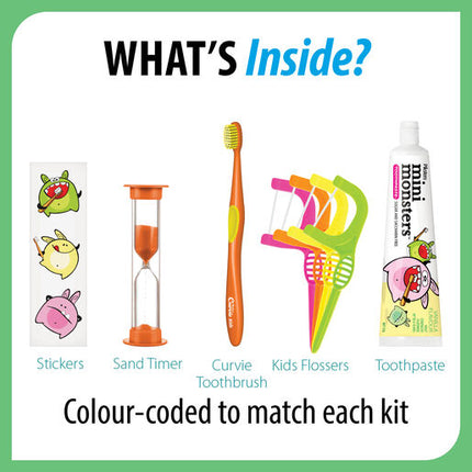 Piksters Mini Monsters Oral Care Kit