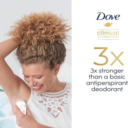 Dove Clinical Protection Original Clean Antiperspirant Roll On Deodorant 50mL