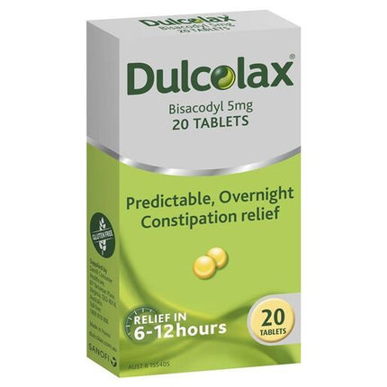 Dulcolax Tablets 5mg 20 Pack