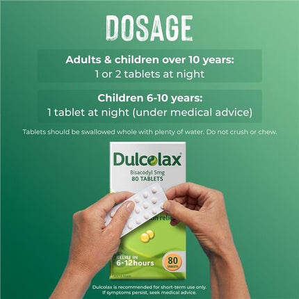 Dulcolax Tablets 5mg 20 Pack