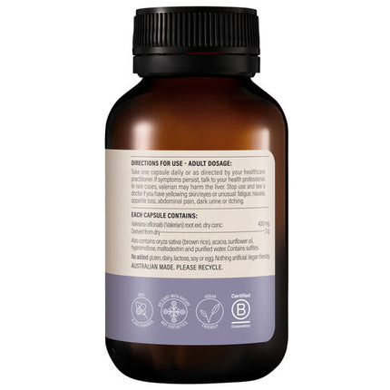 Wanderlust High Strength Valerian 60 Capsules