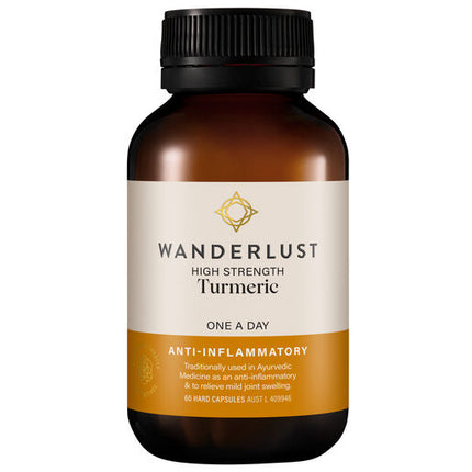 Wanderlust High Strength Turmeric 60 Capsules