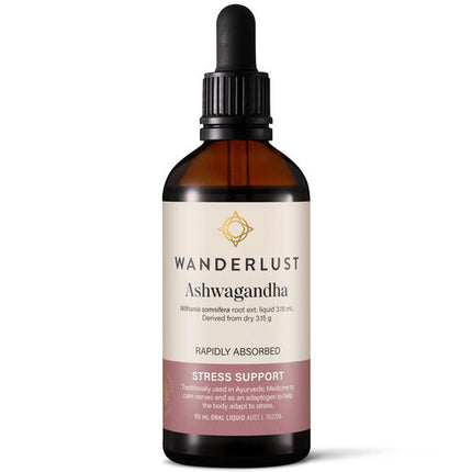 Wanderlust Vegan Ashwagandha Drops 90ml