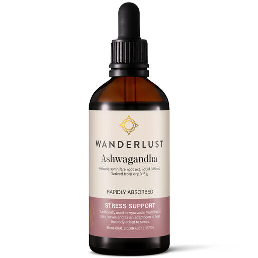 Wanderlust Vegan Ashwagandha Drops 90ml