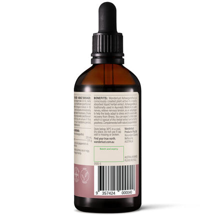 Wanderlust Vegan Ashwagandha Drops 90ml