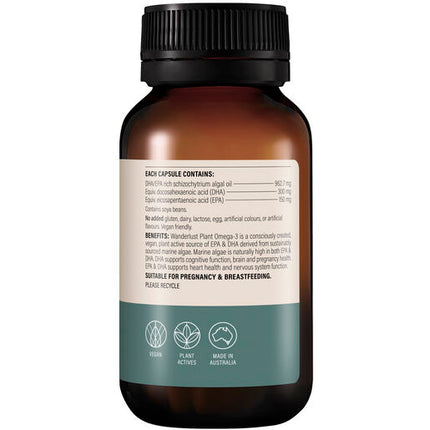Wanderlust Plant Omega 3 60 Capsules