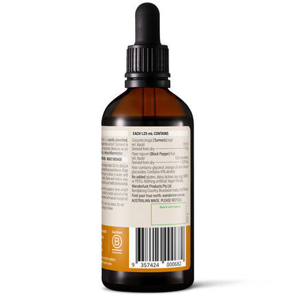 Wanderlust Turmeric Drops 90ml