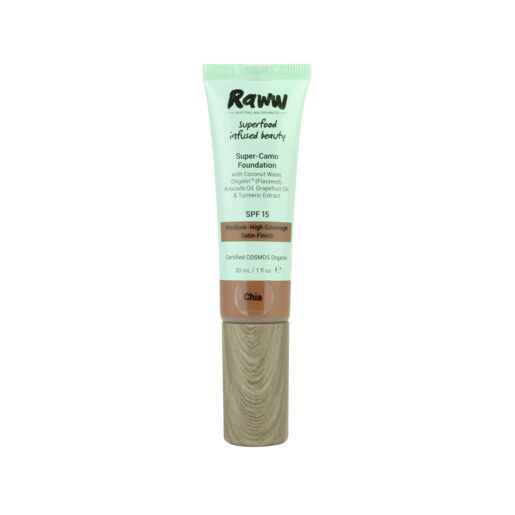 Raww Superfood Camouflage Foundation Chia