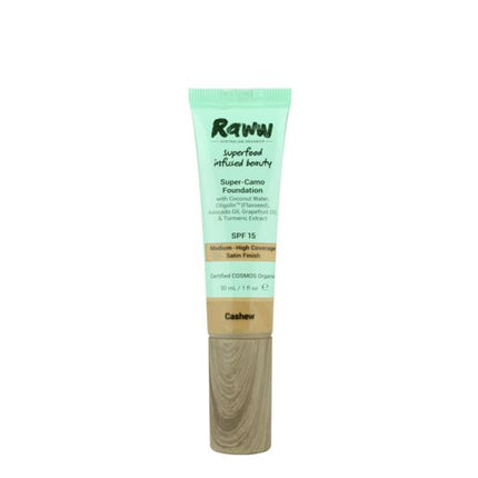 Raww Superfood Camouflage Foundation Cashew