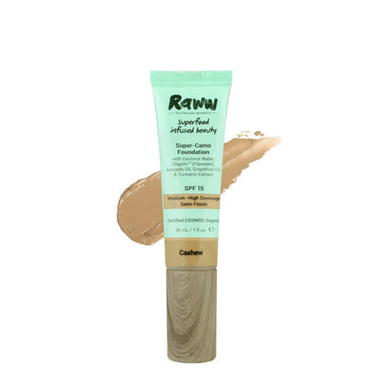 Raww Superfood Camouflage Foundation Cashew