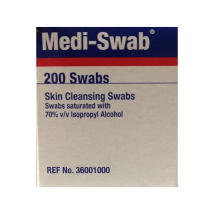 Medi-Swab Alcohol Wipes 200 Pack