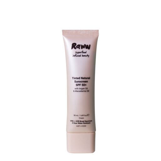 Raww Natural Tinted Sunscreen SPF 50+
