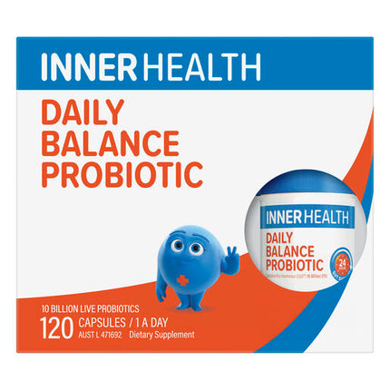 Inner Health Daily Balance Probiotic 120 Capsules