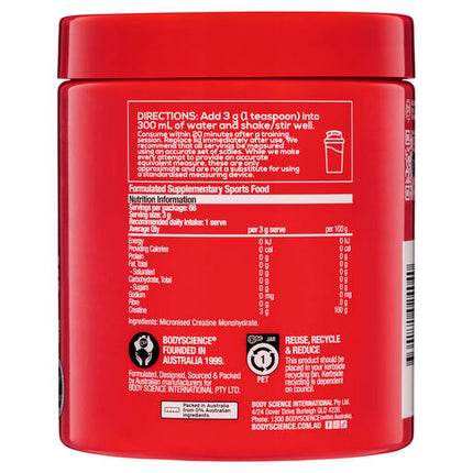 Body Science BSc Pure Creatine Natural Flavour 200g