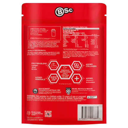 Body Science BSc Collagen Protein Water Peach Iced Tea 350g