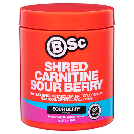 Body Science BSc Shred Carnitine Sour Berry 300g