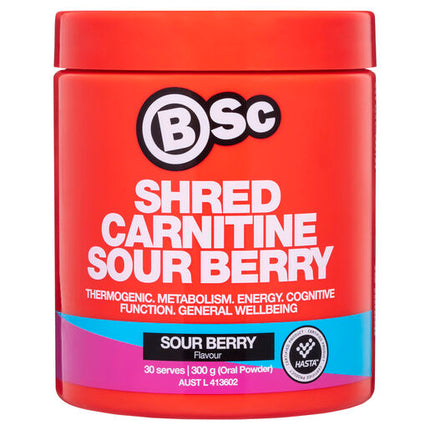 Body Science BSc Shred Carnitine Sour Berry 300g
