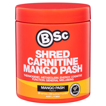 Body Science BSc Shred Carnitine Mango Pash 300g