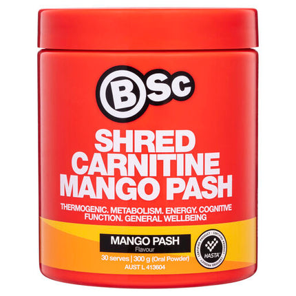 Body Science BSc Shred Carnitine Mango Pash 300g