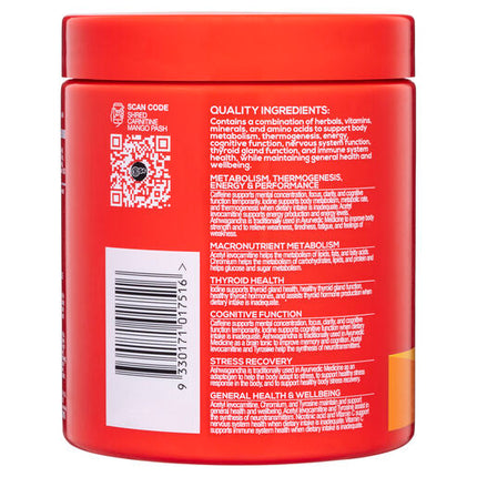 Body Science BSc Shred Carnitine Mango Pash 300g