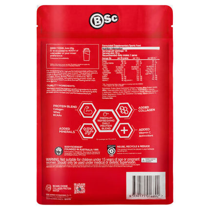 Body Science BSc Collagen Protein Water Strawberry Lime 350g