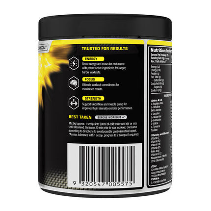 Vital Strength Pre Workout Grape 225g