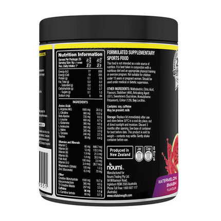 Vital Strength Pre Workout Watermelon 225g