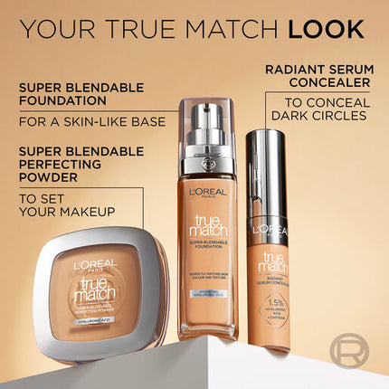 L'Oréal Paris  True Match Liquid Foundation 8.C Nut Brown