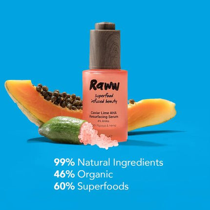 Raww Caviar Lime AHA Resurfacing Serum 30ml