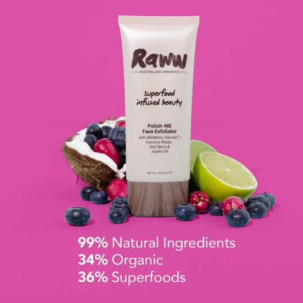 Raww Polish-Me Face Exfoliator 100ml