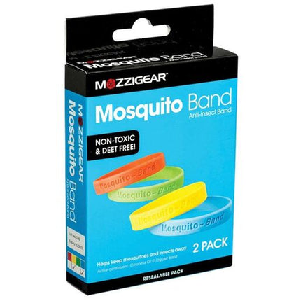 Mozzigear Mosquito Bands 2 Pack Multicoloured