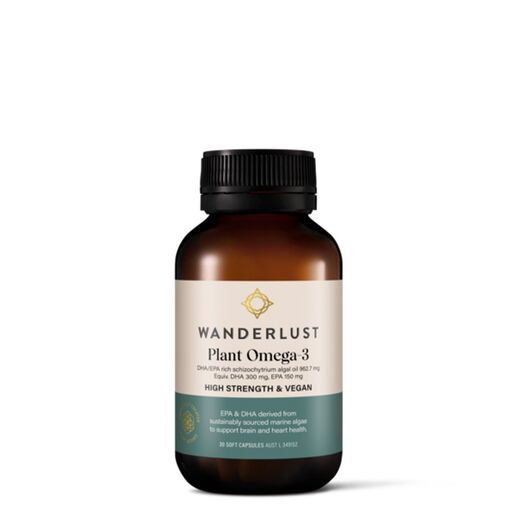 Wanderlust Plant Omega-3 120 Capsules