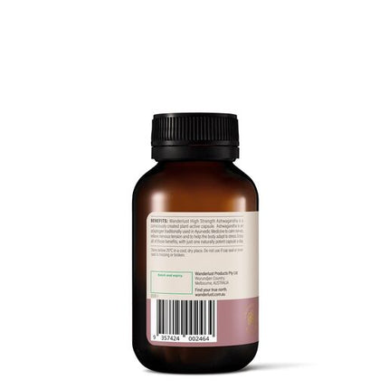 Wanderlust High Strength Ashwagandha 90 Capsules