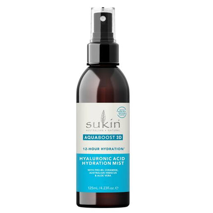 Sukin AquaBoost 3D Hyaluronic Acid Hydration Mist 125ml