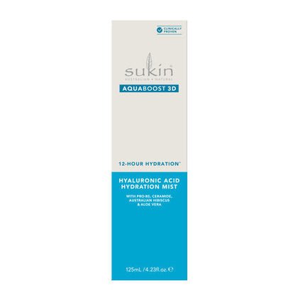 Sukin AquaBoost 3D Hyaluronic Acid Hydration Mist 125ml