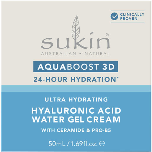 Sukin AquaBoost 3D Hyaluronic Acid Water Gel Cream 50ml