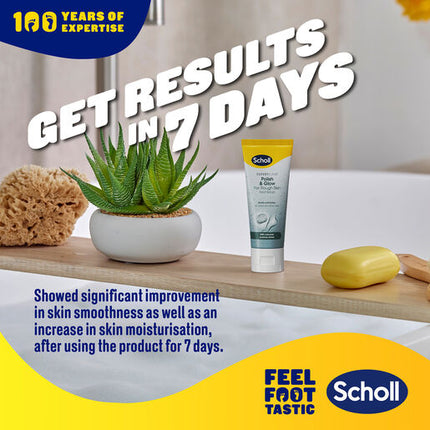 Scholl Expertcare Polish & Glow Foot Scrub 75ml