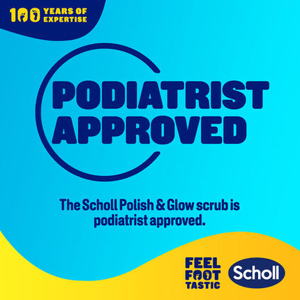 Scholl Expertcare Polish & Glow Foot Scrub 75ml
