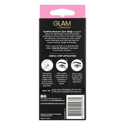 Manicare Glam Ready Pre Glued Intense Lash Cluster Jolene