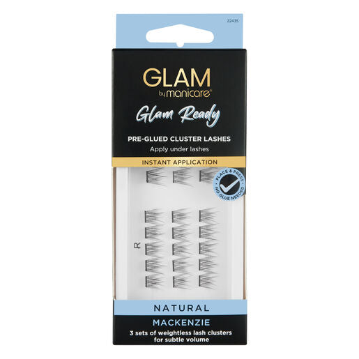 Manicare Glam Ready Pre Glued Natural Lash Cluster Mackenzie